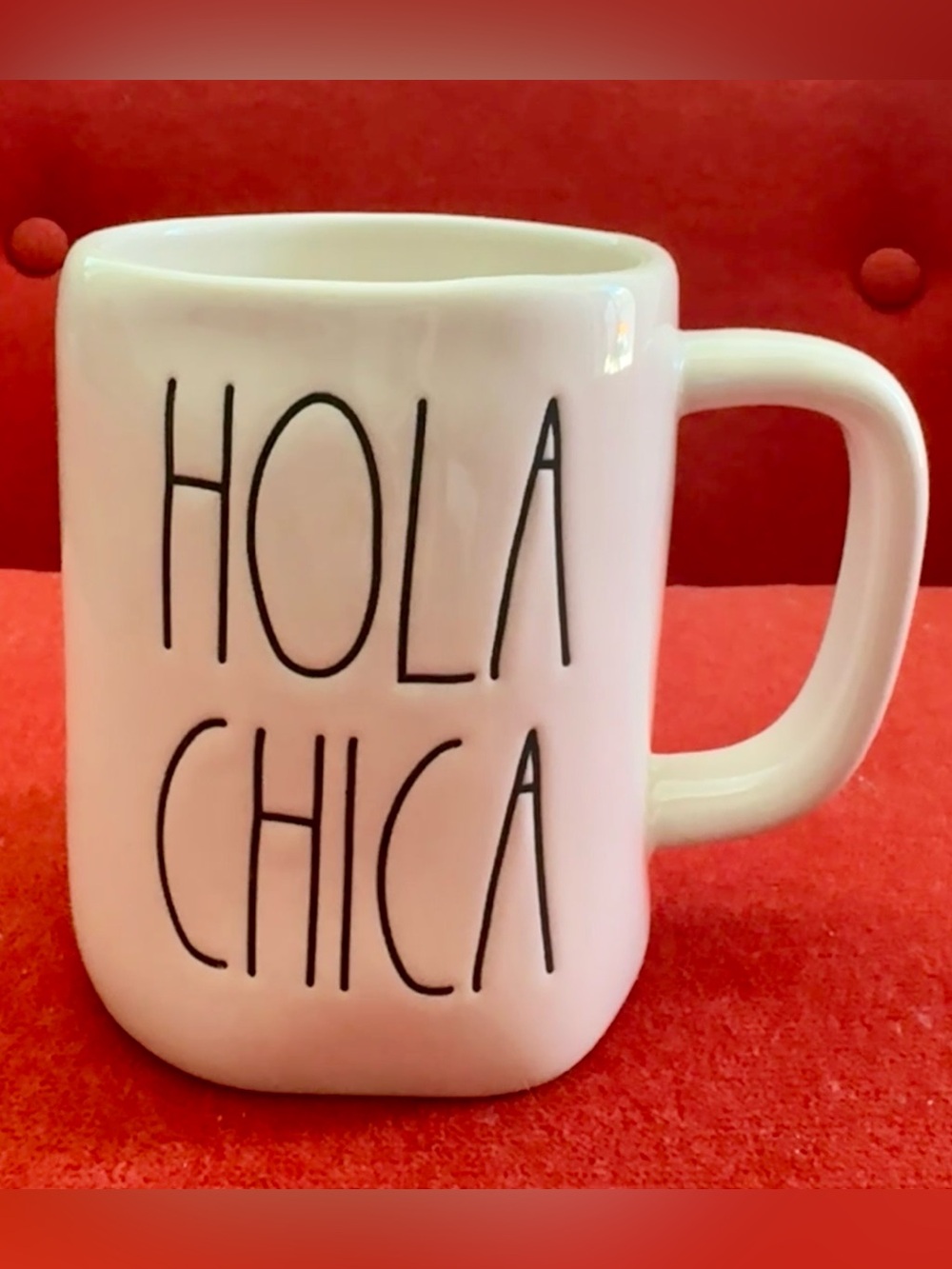 RAE DUNN ✨ HOLA CHICA coffee tea mug in Spanish
